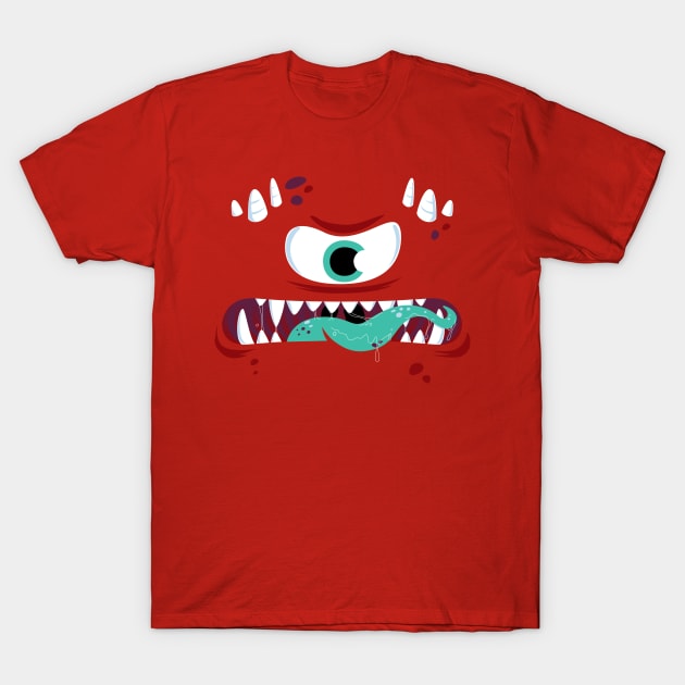 Mad Red Monster T-Shirt by ivejustquitsmoking